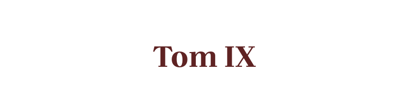 Tom dziewiąty